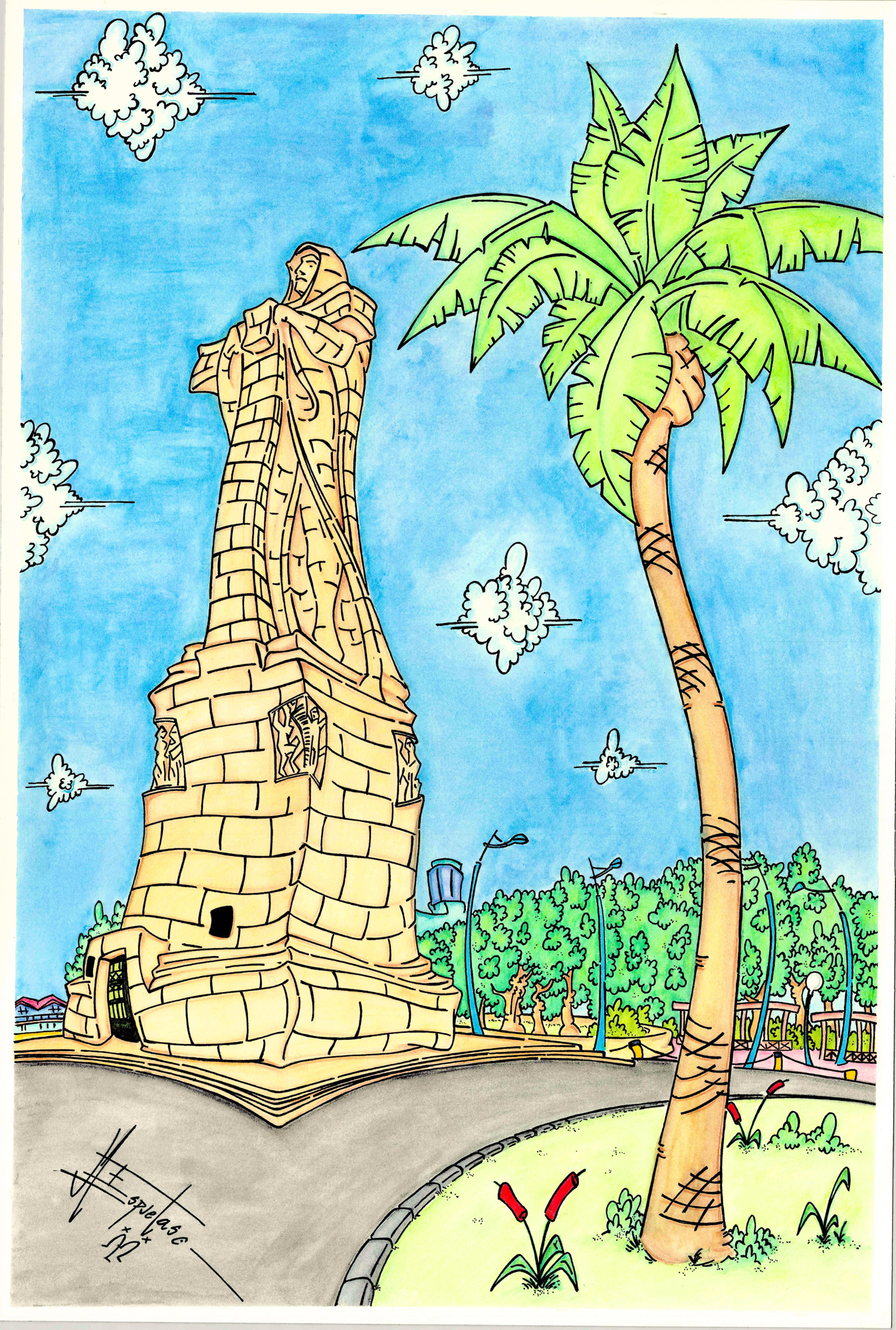 Monumento a Colón de La Punta del Sebo