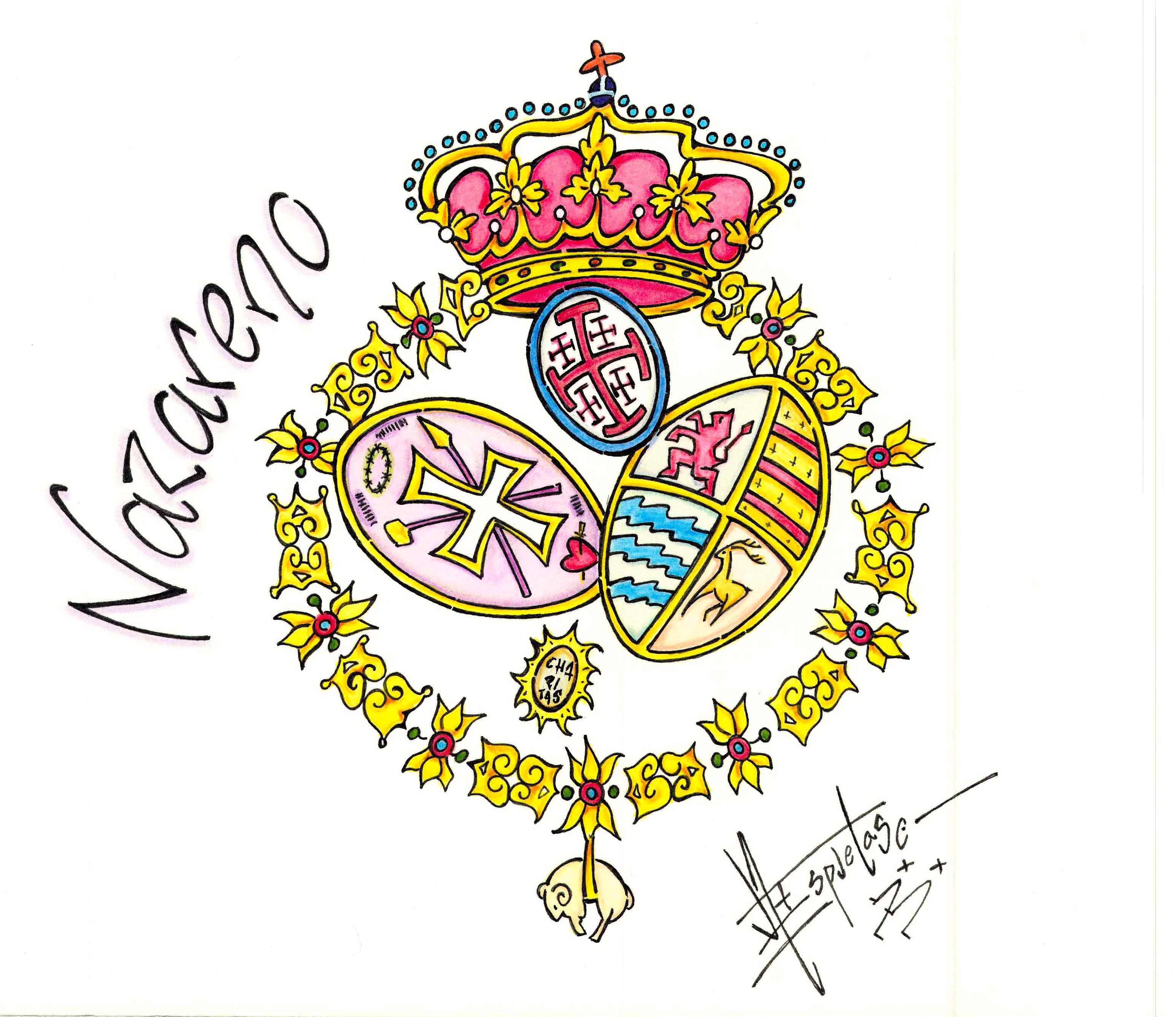 Escudo de la Hermandad del Nazareno de Huelva