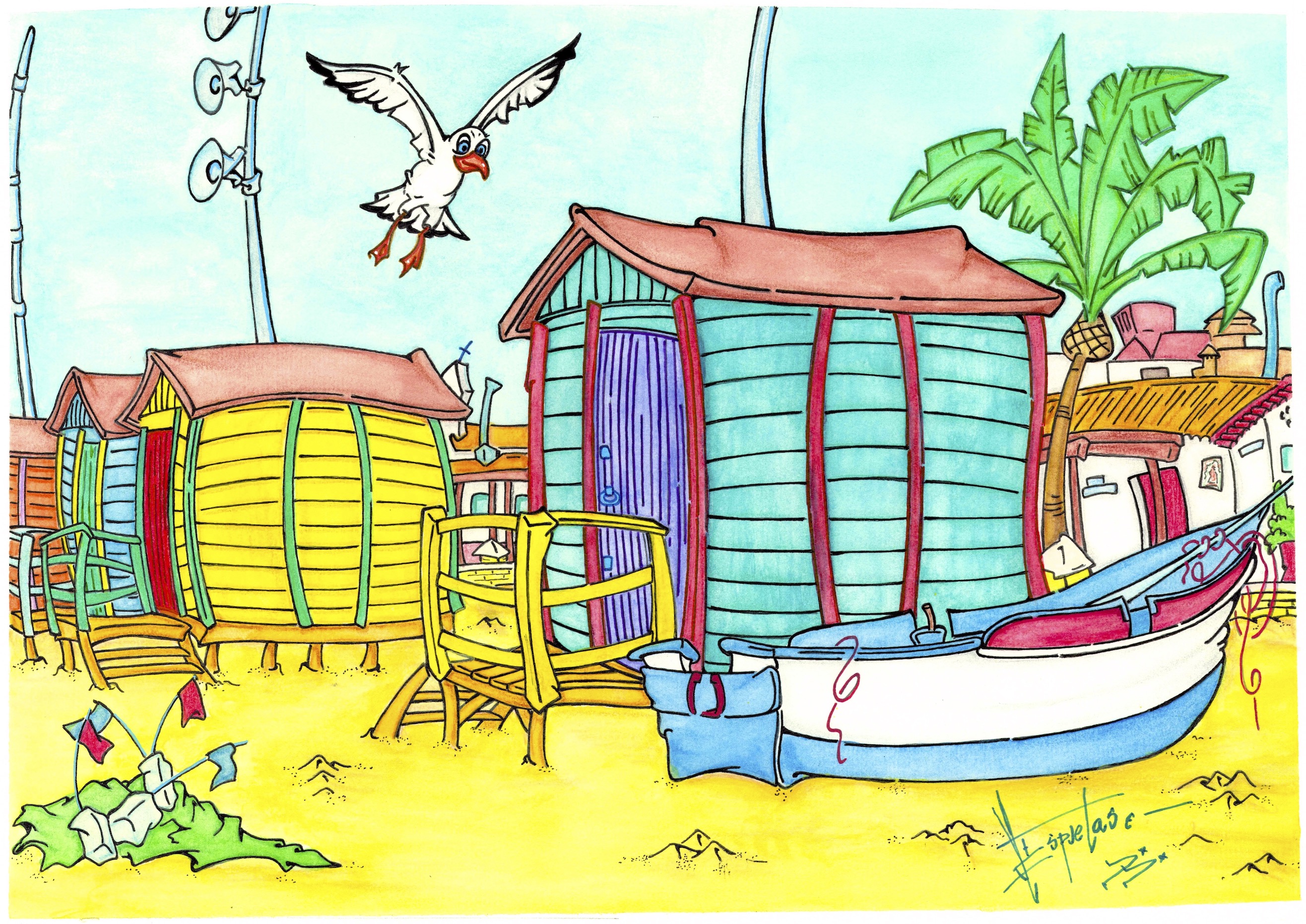 Caseta de Pescadores en la Antilla 3