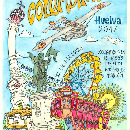 Cartel Fiestas Colombinas 2017