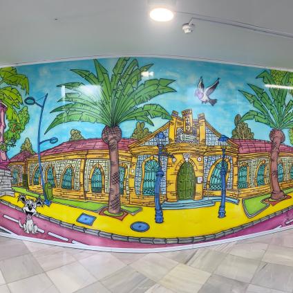 Mural de la delegación de justicia 